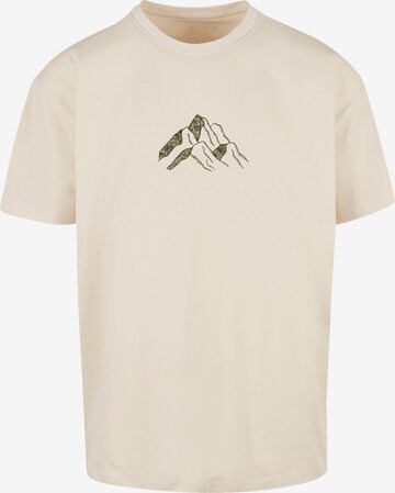 T-Shirt F4NT4STIC en beige : devant