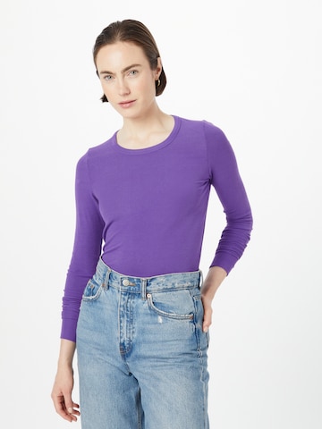 NÜMPH - Pullover 'NUBOWIE' em roxo: frente