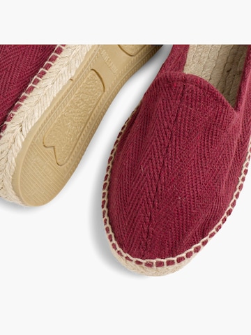 Scarpa bassa di Pisamonas in rosso