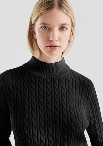 QS Pullover in Schwarz
