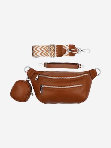 SevaBags Crossbody Bag in Brown: front