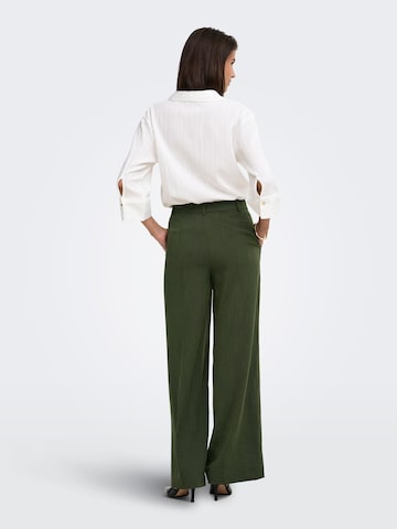 JDY - Pierna ancha Pantalón en verde