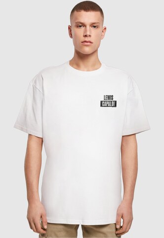 Merchcode Shirt 'Lewis Capaldi' in White: front