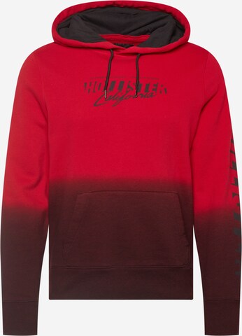 HOLLISTER Sweatshirt in Rot: predná strana