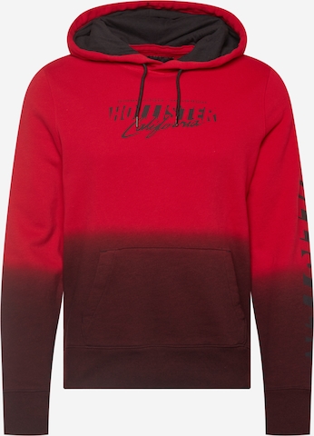 HOLLISTER Sweatshirt in Rot: predná strana