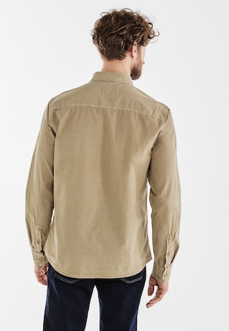 Street One MEN Regular Fit Hemd in Braun