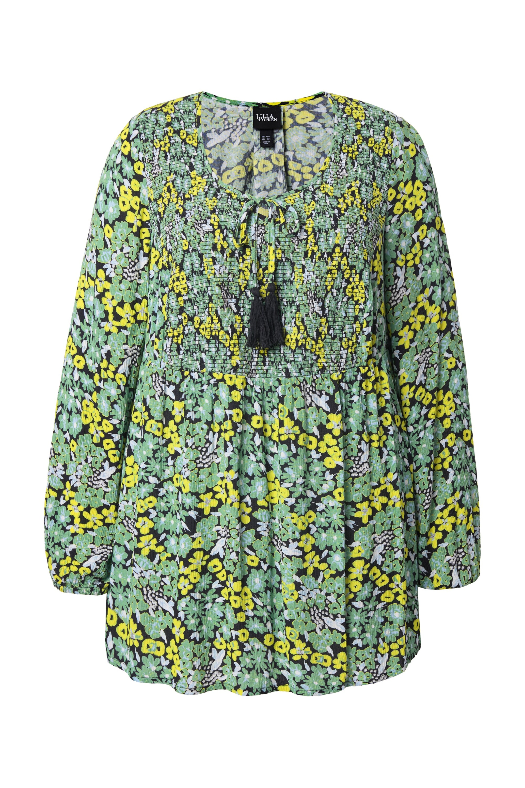 Ulla Popken Blouse in Groen: voorkant