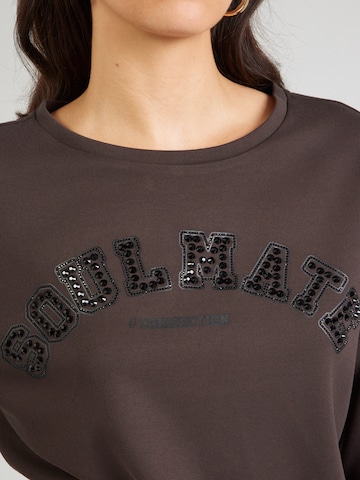 Sweat-shirt monari en marron