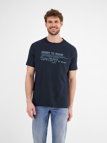 T-Shirt LERROS en bleu : devant