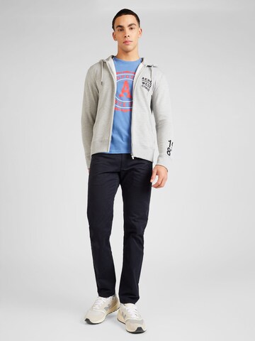 AÉROPOSTALE Sweatjacke in Grau