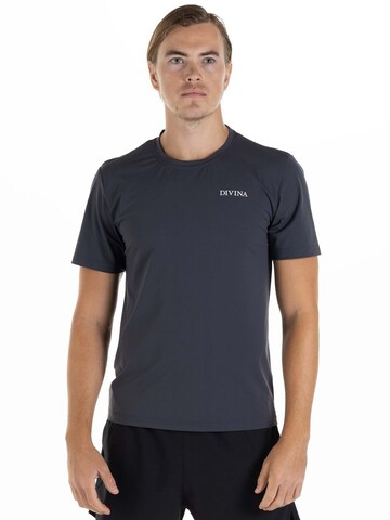 Divina Shirt 'Smooth' in Grijs: voorkant