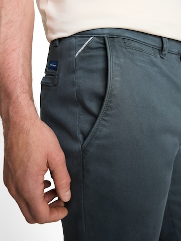 TOM TAILOR Slimfit Παντελόνι τσίνο 'SIMON' σε πράσινο
