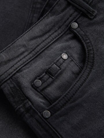 Ombre Regular Jeans in Zwart