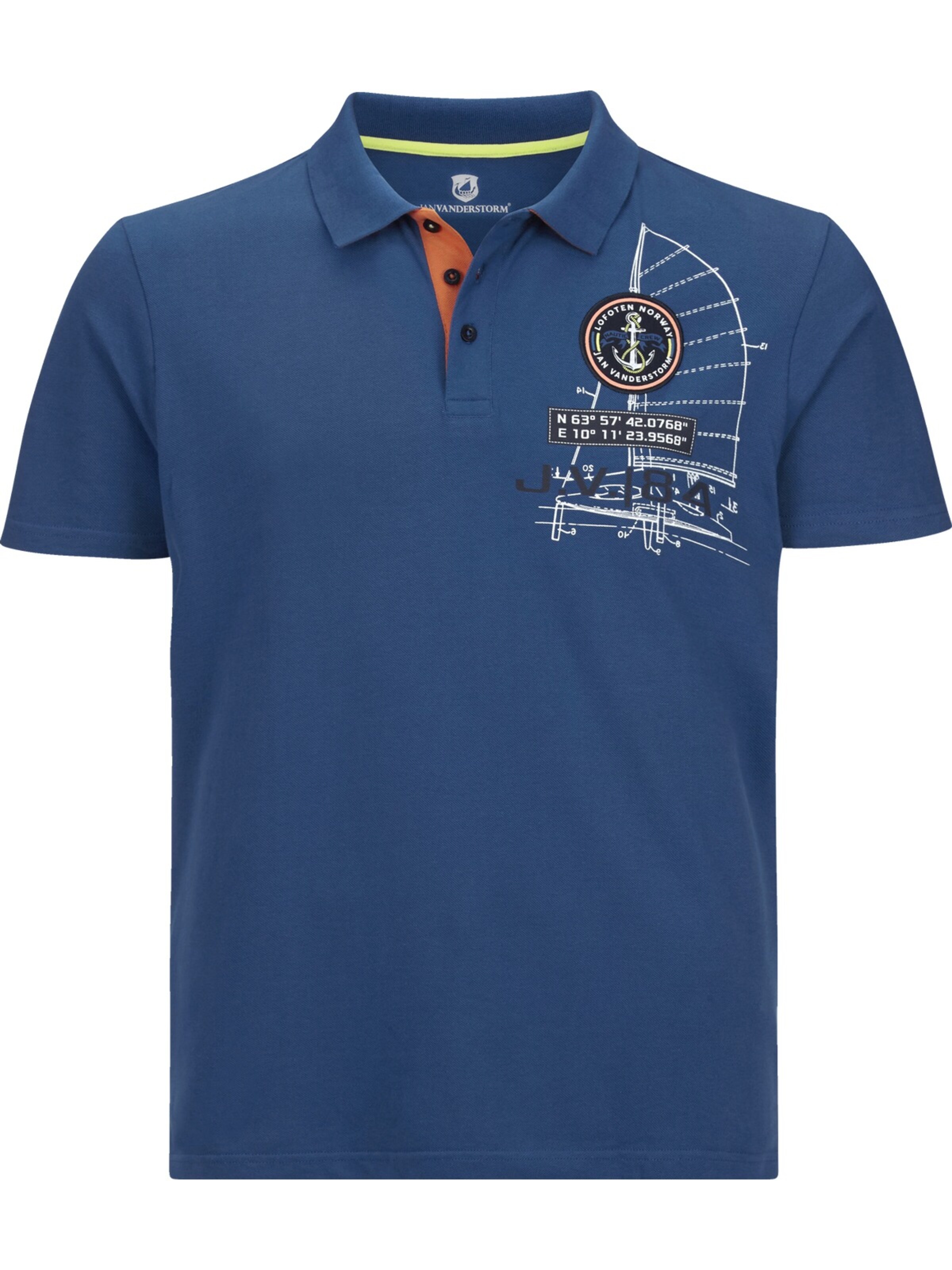 Jan Vanderstorm Shirt ' Nicco ' in Blue: front