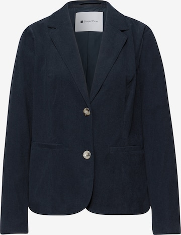 STREET ONE Blazer in Blue: front