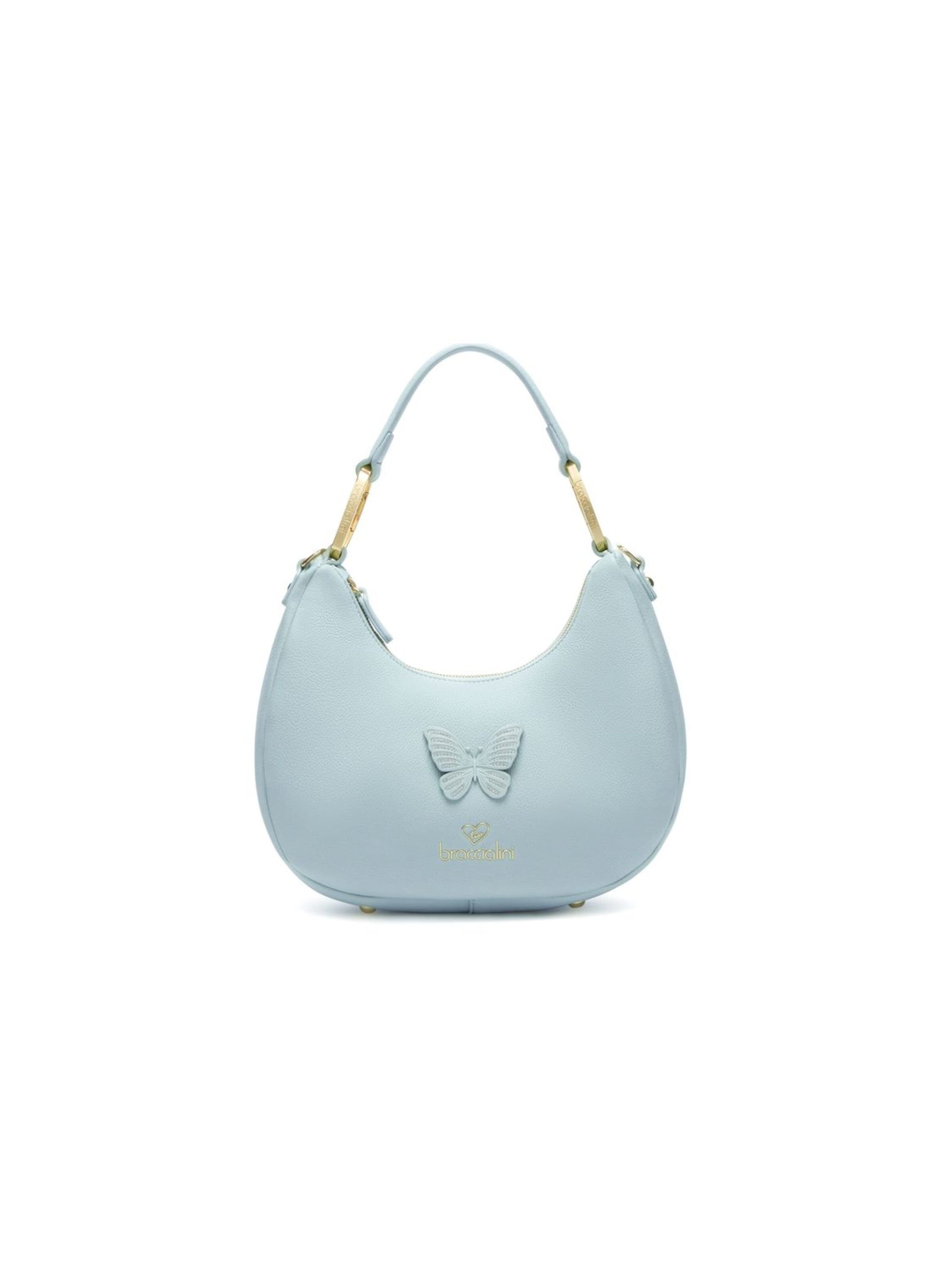 Borsa a spalla 'Amy Bijoux' di Braccialini in blu: frontale
