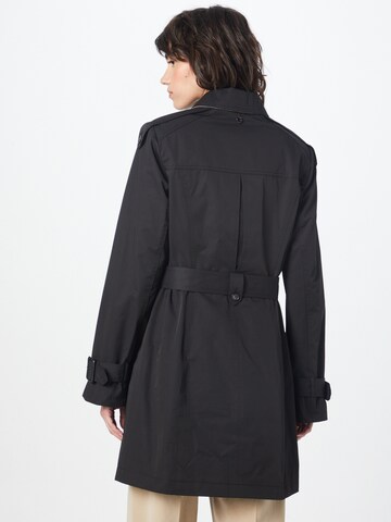 COMMA Přechodný kabát – černá