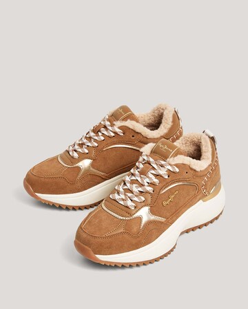 Baskets basses 'Kimi One' Pepe Jeans en marron
