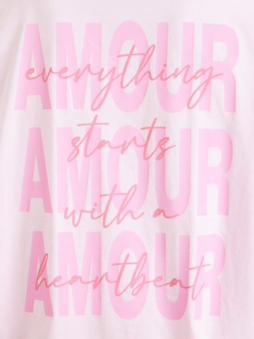 PIECES Oversized shirt 'PCALIFI FASTTRACK' in Pink