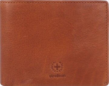 STRELLSON Wallet in Brown: front