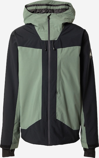 QUIKSILVER Športna jakna 'MULDROW' | pastelno zelena / črna barva, Prikaz izdelka