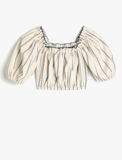 Koton Blouse in Light beige / Black, Item view