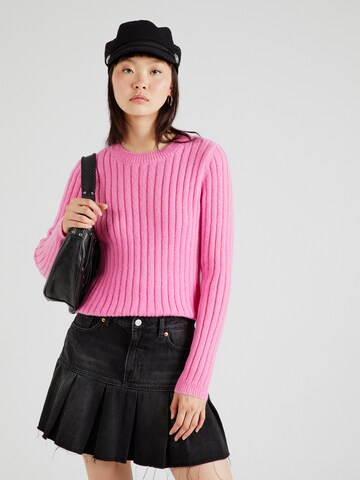 VERO MODA Sweter 'VMSTORM' w kolorze różowy: przód