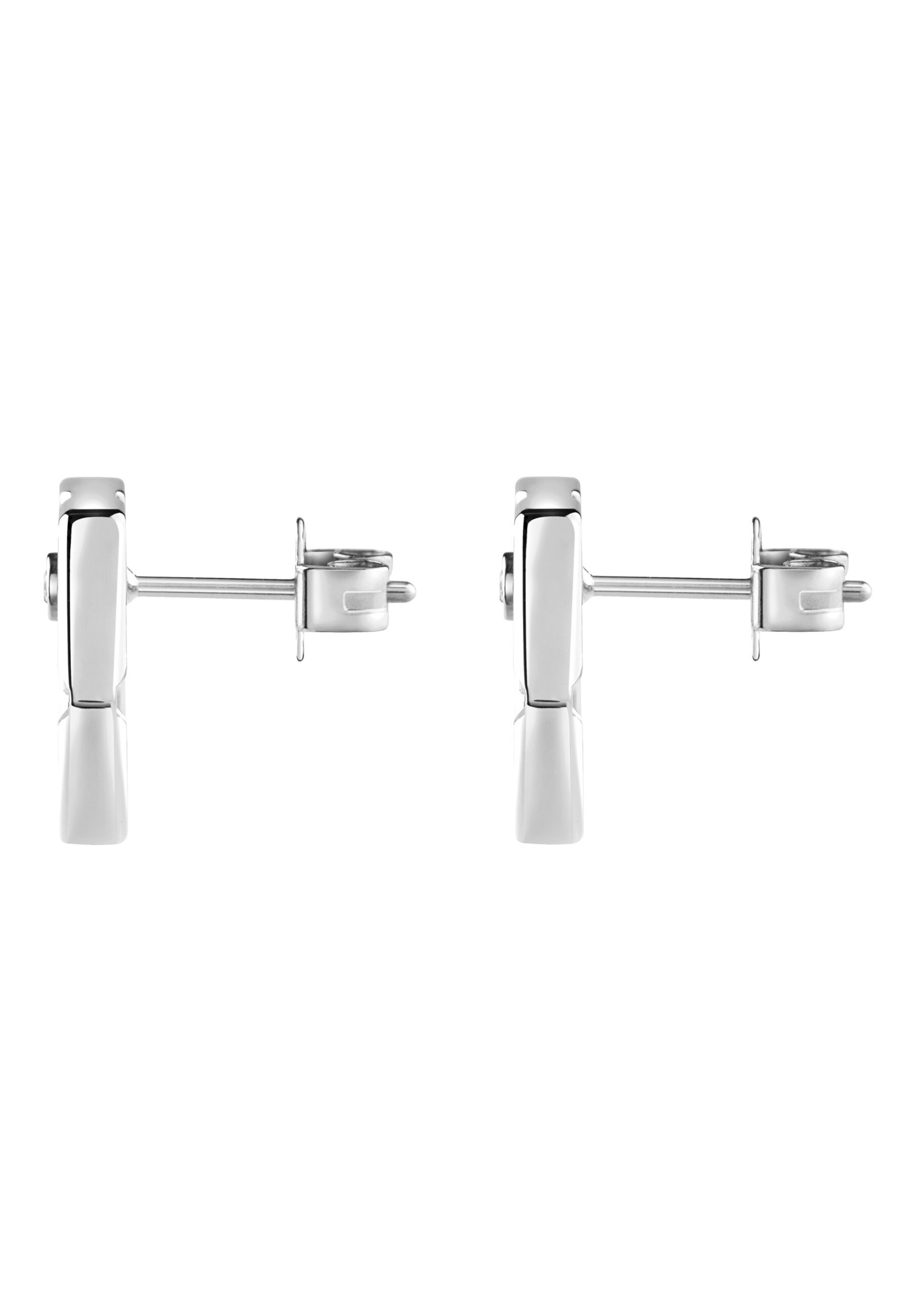 Philipp Plein Jewellery Ohrringe 'HEXAGON' in Silber