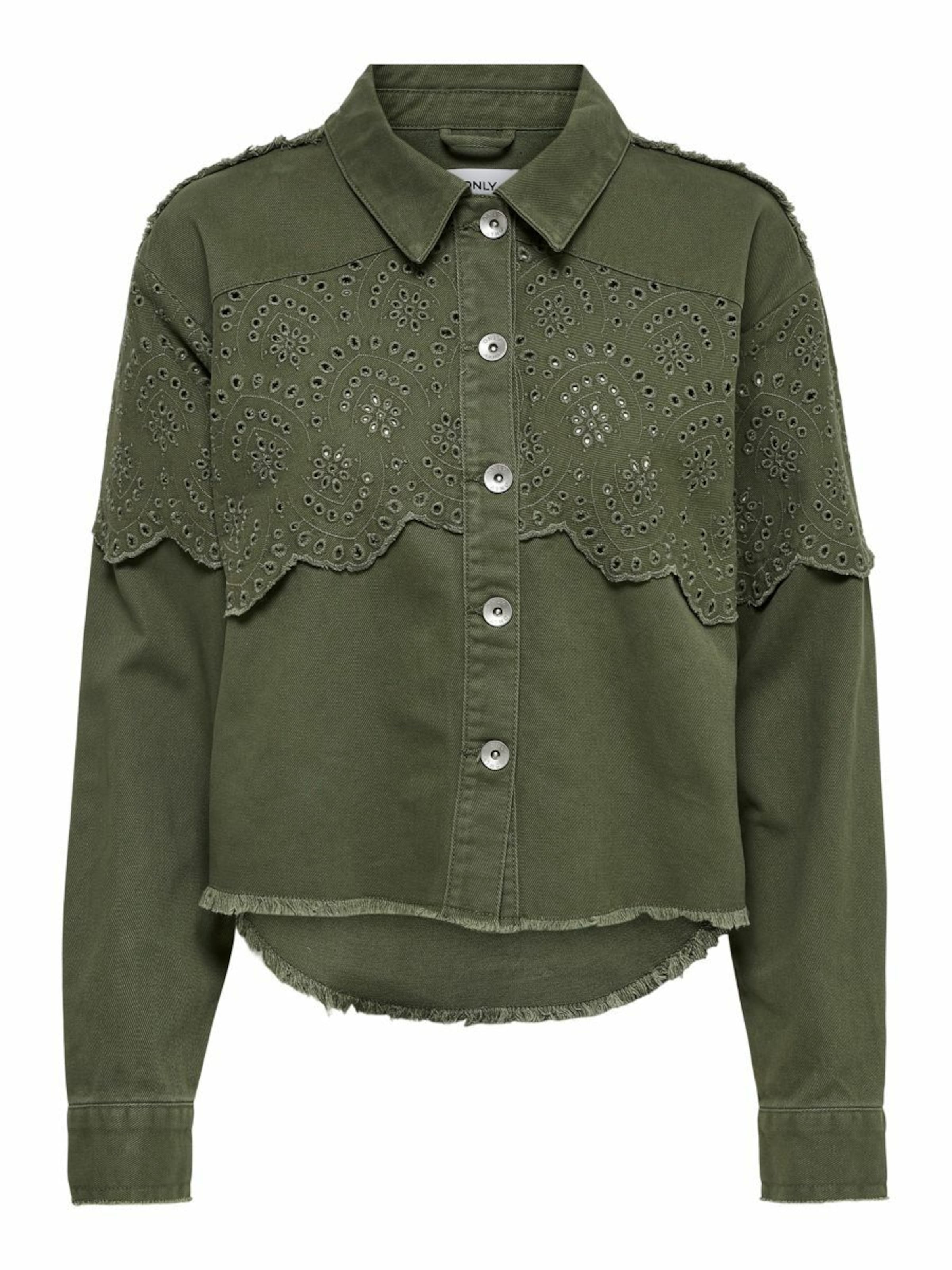 ONLY Veste mi-saison 'ONLELENA' en olive, Vue avec produit