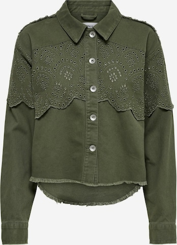 Veste mi-saison 'ONLELENA' ONLY en vert : devant