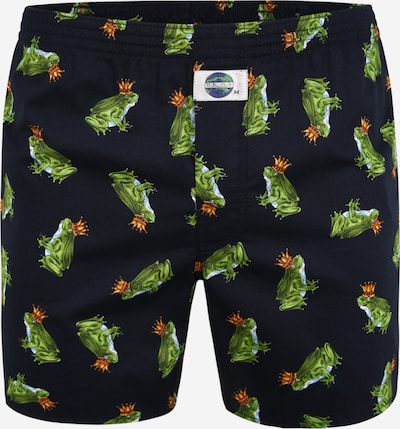 Boxer 'Frog King' D.E.A.L International di colore blu notte / verde, Visualizzazione prodotti