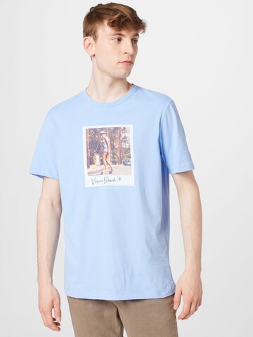 T-Shirt COLOURS & SONS en bleu : devant