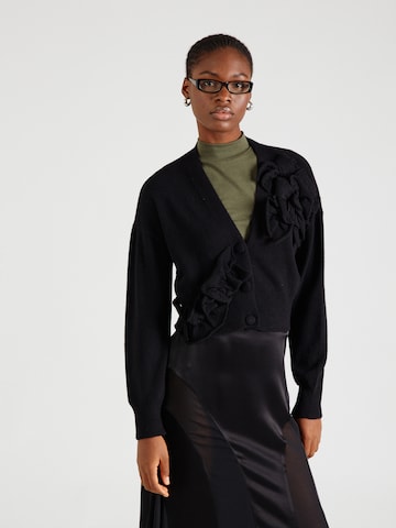 Twinset Strickjacke in Schwarz: Vorderseite
