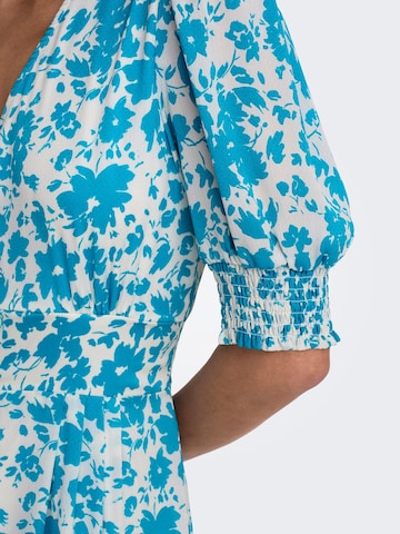 ONLY Košilové šaty 'RIKKA' – modrá