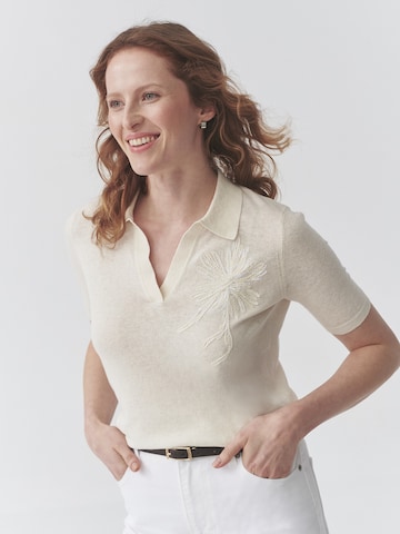 Pull-over 'Lor' TATUUM en beige