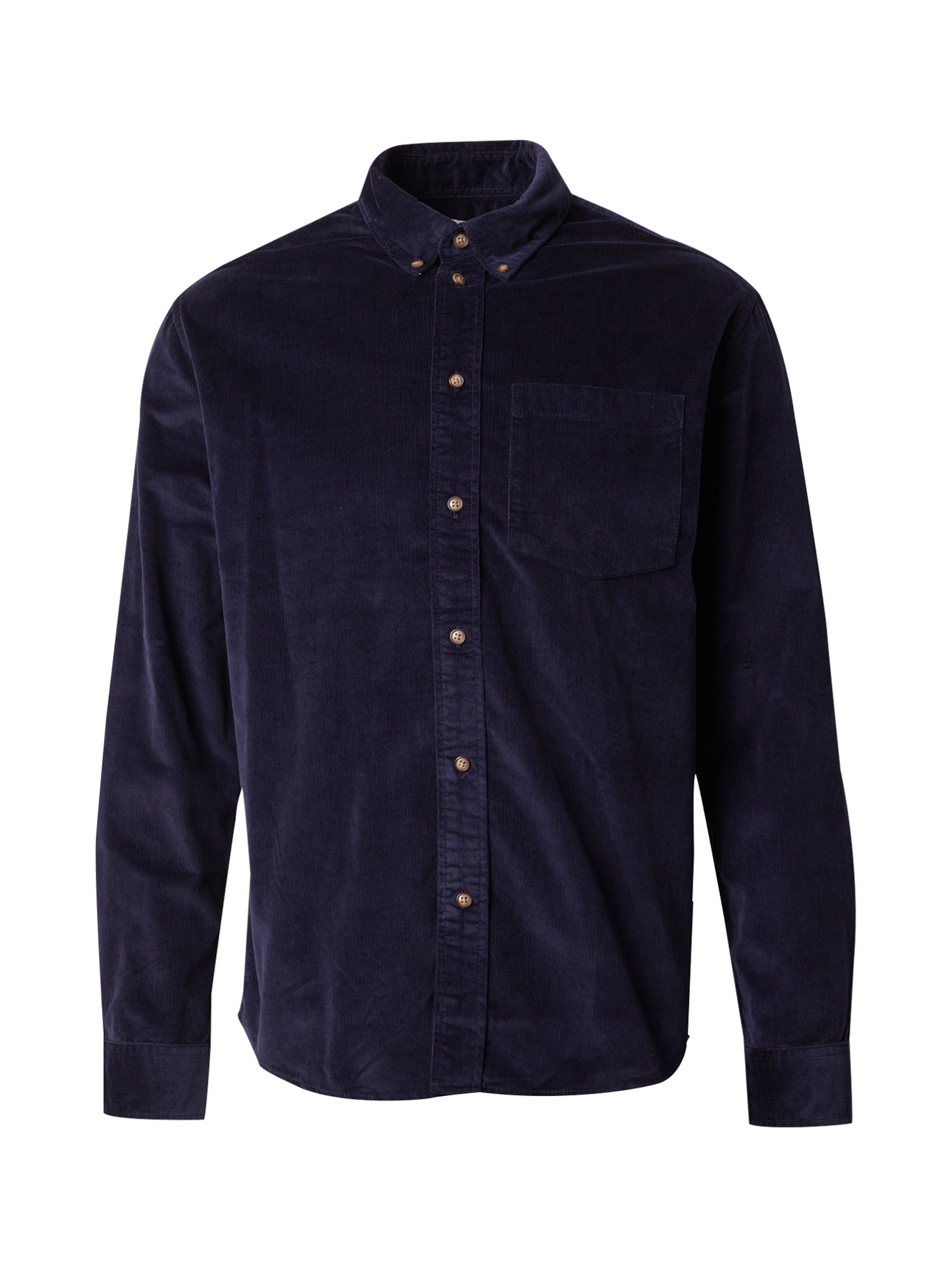 SELECTED Button Up Shirt 'SLHDAN' in Blue: front