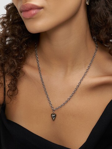 Liebeskind Berlin Necklace 'Heart' in Silver: front
