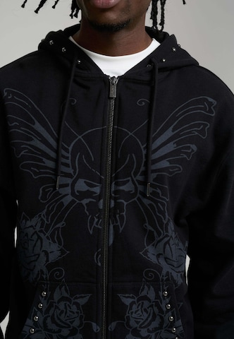Ed Hardy Sweatjacka ' Love Kills' i svart
