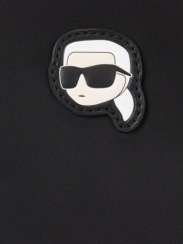 Karl Lagerfeld - Mala de ombro 'Ikonik' em preto