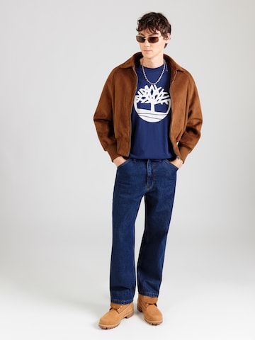 TIMBERLAND Shirt 'NORTHWOOD TREE' in Blauw