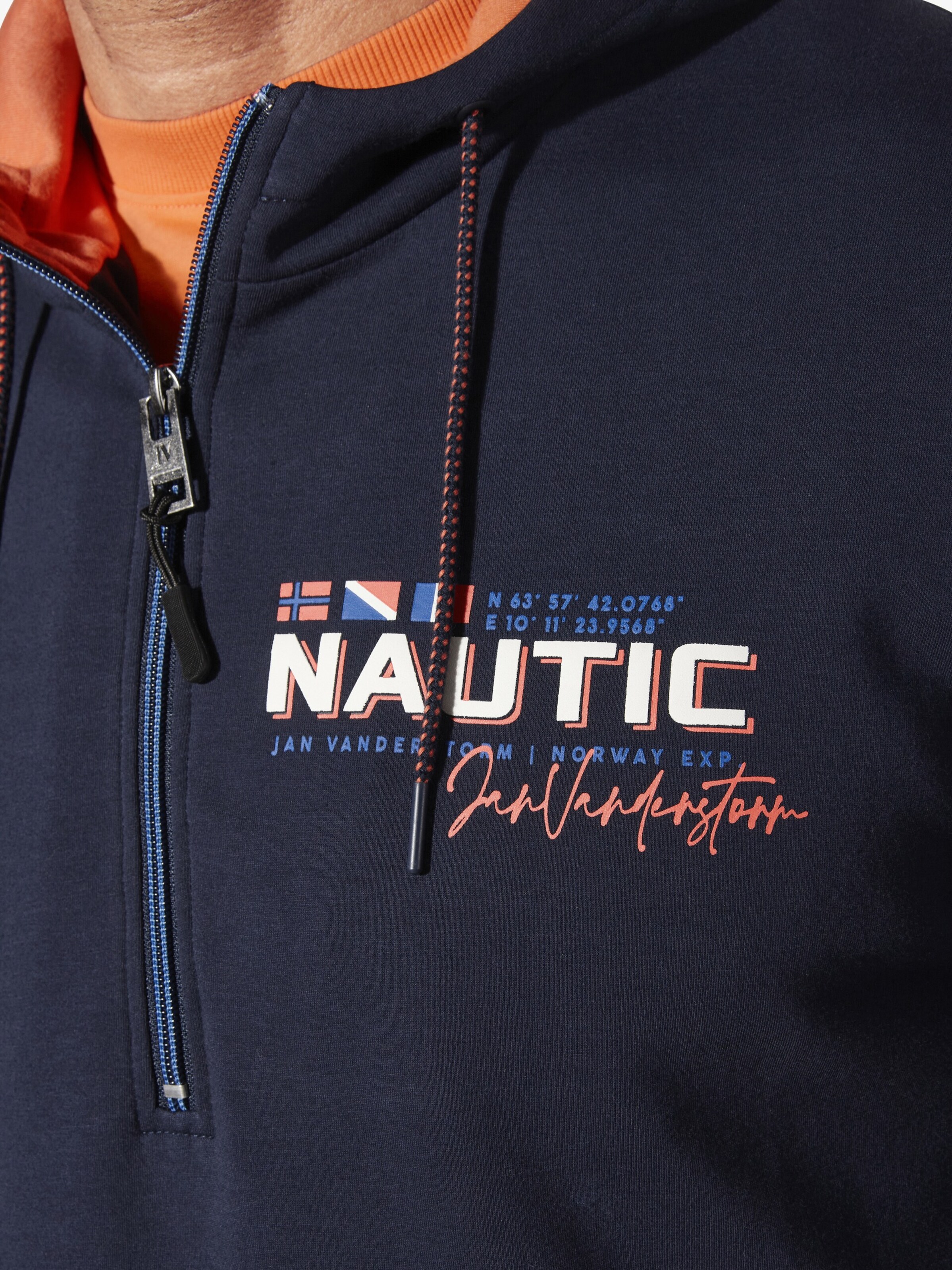 Jan Vanderstorm Sweatshirt ' Wenmut ' in Blau