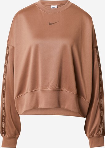 Nike Sportswear Sweatshirt in Braun: predná strana