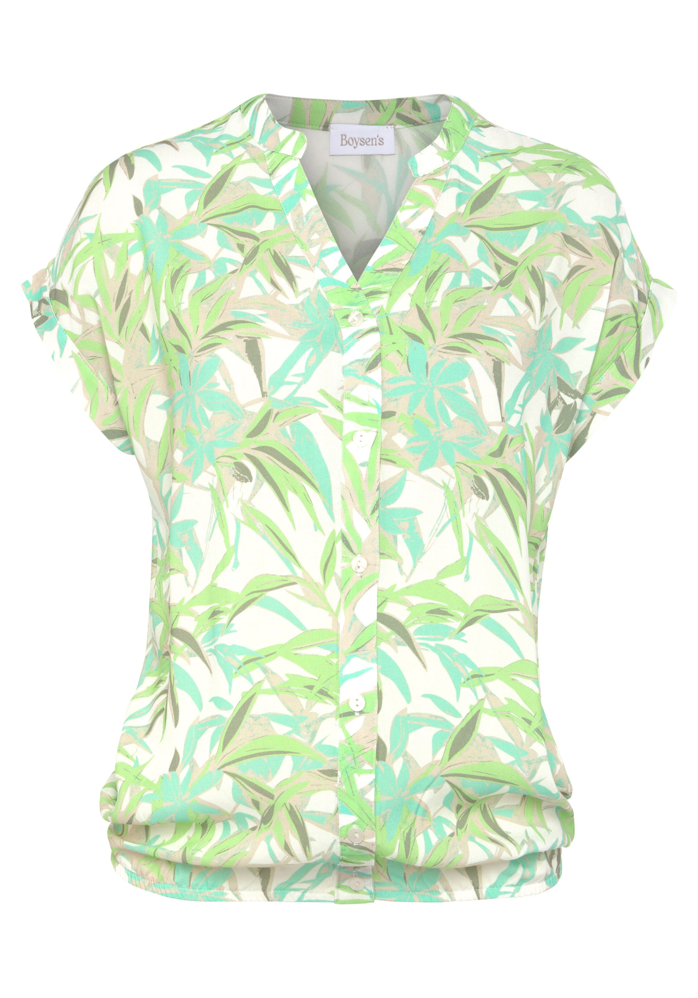 BOYSEN'S Blouse in Green: front