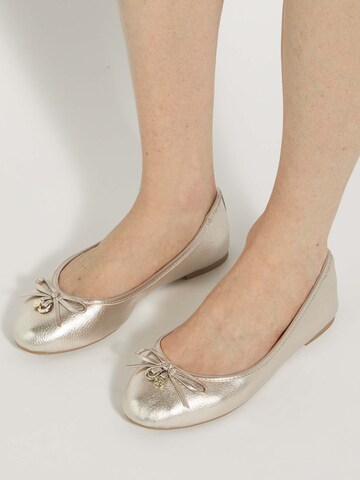 Ballerines 'Hallo' Dune LONDON en argent