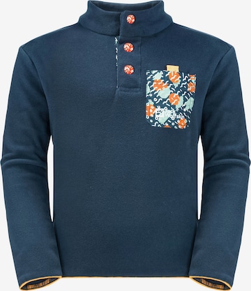 Pull de sport JACK WOLFSKIN en bleu : devant