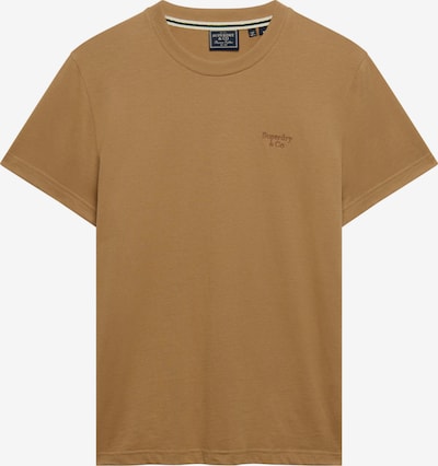 Superdry & Co Paita 'Essential Serif' koossa S värissä vaaleanruskea, Tuotenäkymä