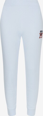 TOMMY HILFIGER Tapered Pants 'Monogram' in Blue: front