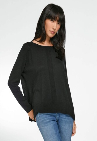 Pull-over Basler en noir : devant