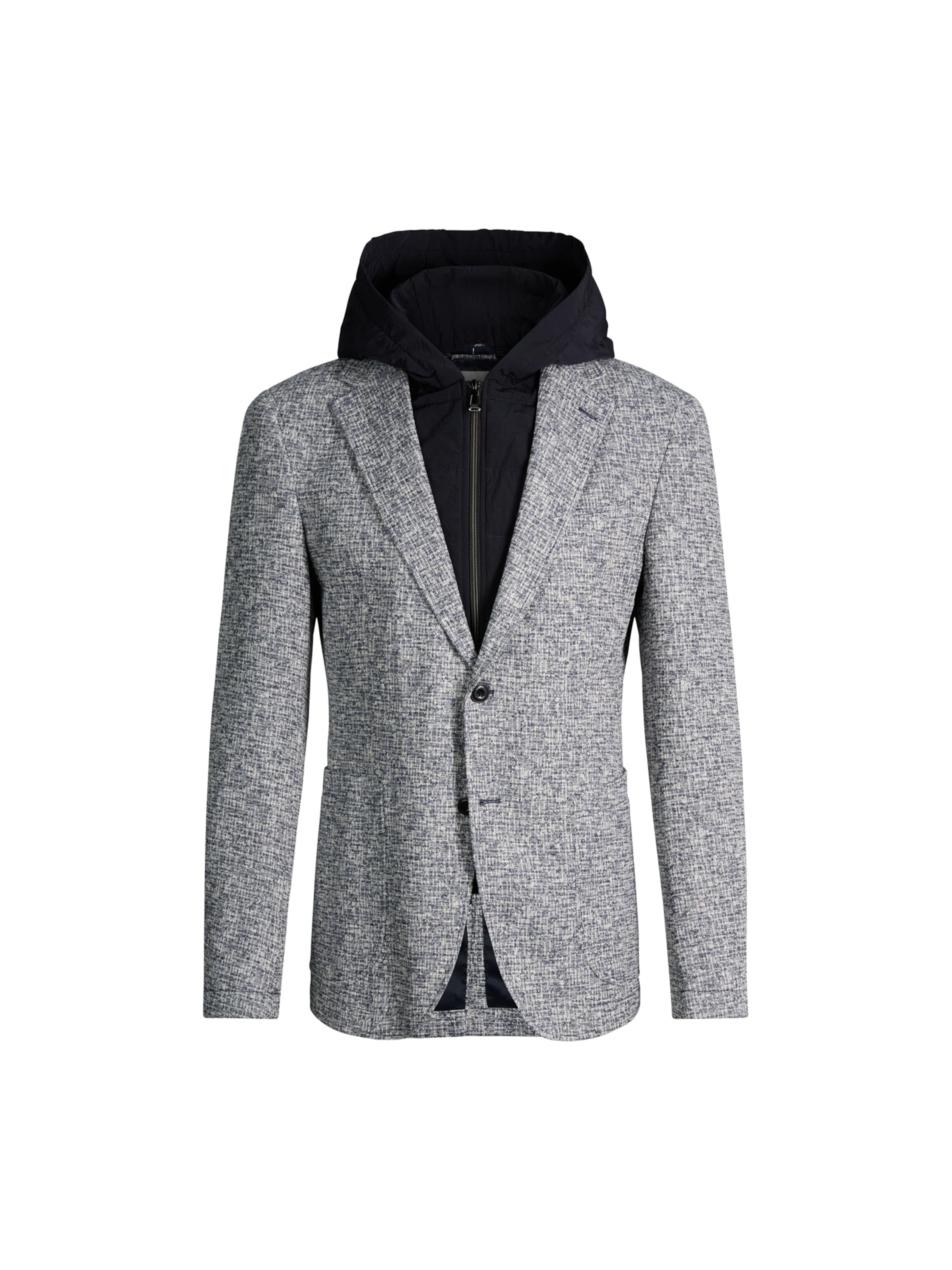 JOOP! Jeans Slim Fit Sakko 'Hoodney' in Grau: Vorderseite