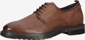 Chaussure à lacets GEOX en marron : devant